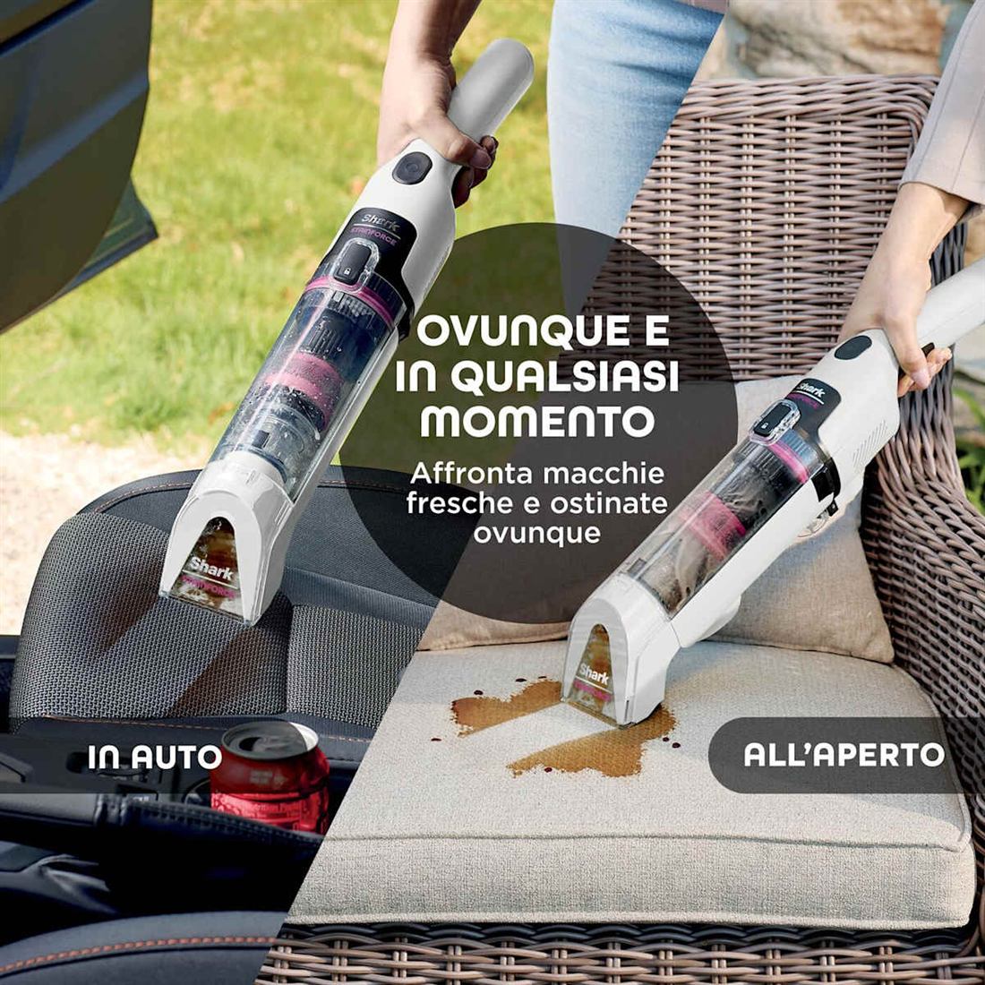 Utilizzabile ovunque, in auto e all'aperto